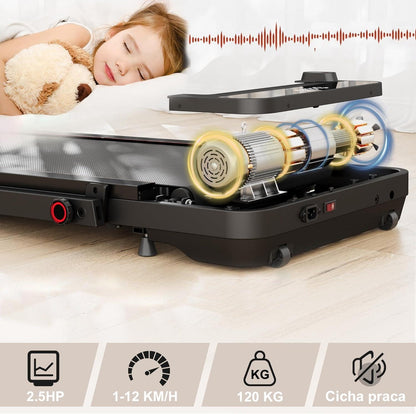 Premium Elektrisches Laufband mit Griff 12 km/h