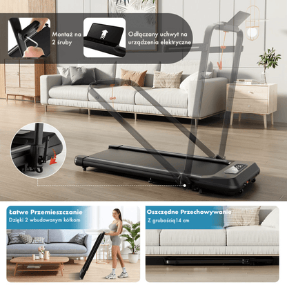 Prestige Elektrisches Laufband mit Griff 15 km/h 