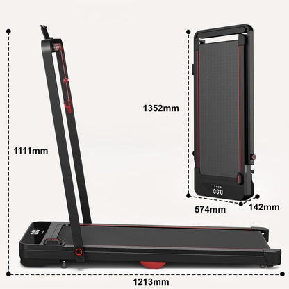 Premium Elektrisches Laufband mit Griff 12 km/h